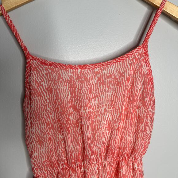 Vintage Havana Junior's Pink‎ + White Printed Tank Midi Dress Size L - Picture 2 of 6